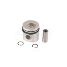 Engine piston with ring