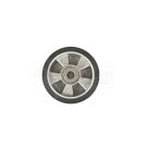 Al-rubber wheel, ball bearing clearance, even