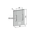 METALLSCHABER FÜR PACKERWELLE 110X95 IND