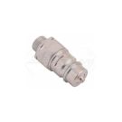 Hydraulic quick connector plug with pressure eliminator M18x1.5 external thread EURO