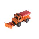 MB Unimog snow blower and sand spreader