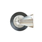 Fixed rubberized metal wheel 200x40 KMG