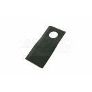 Left mower blade 4 /110/ 110x48x4 fi21 mm