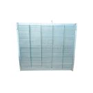 Galvanized louvered screen