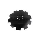 Toothed disc 560x4mm, 6-holes-fi13, hub fi 122mm-10 teeth