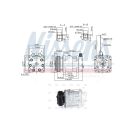 Air conditioning compressor 82/9202-142, 82/9202-150, 82/9202-1172 240815