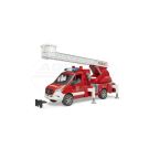 MB Sprinter Fire brigade with revolving ladder, pump and light + sound module