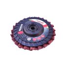 Flap polishing disc made of non-woven fabric