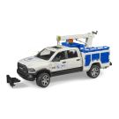 Dodge RAM 2500 service truck with rotating light rooster