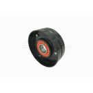 Compressor belt tensioner pulley