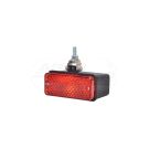 Fog lamp, 12V-24V + holder