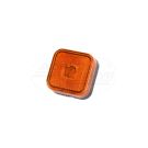 Square marker lamp with ORANGE reflector