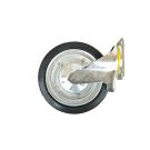 Rubberized swivel metal wheel 250x50 KMG