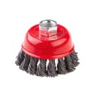 Brosse frontale avec écrou M14, fil FAL 60 mm