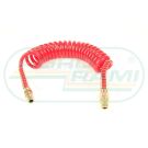 PUR M16 Spiralkabel /rot/