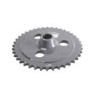 Grain discharge drive sprocket