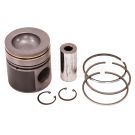 Engine piston with rings 30/32-74 3 pier.