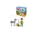 Igracek zoo keeper + zebra