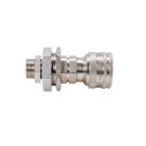 Connecteur rapide hydraulique, douille longue avec éliminateur de pression M22x1,5 filetage extérieur EURO