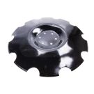 Toothed disc 560x4mm, 6-holes-fi13, hub fi 122mm-10 teeth with hub slot