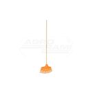 Plastic leaf rake 1440mm pine shaft P-130