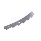 Right end rotor toothed rack