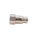 Dry break hydraulic quick connector (size 1/2) plug G3/4"BSP internal thread ISO16028