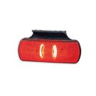 Feu de position LED 12/24V rouge avec suspension