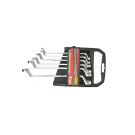 Set of 6-piece bent ring wrenches