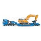 Transporter truck with excavator Siku S1847