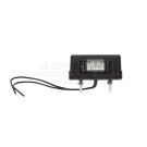 Lampe de plaque d'immatriculation, monofonction, 12V-24V + câbles 20cm LgY-S 0,75mm2, diodes