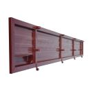 Right Wall N-213 4 m - with sheet metal