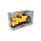 Middle Truck tipper yellow in a carton