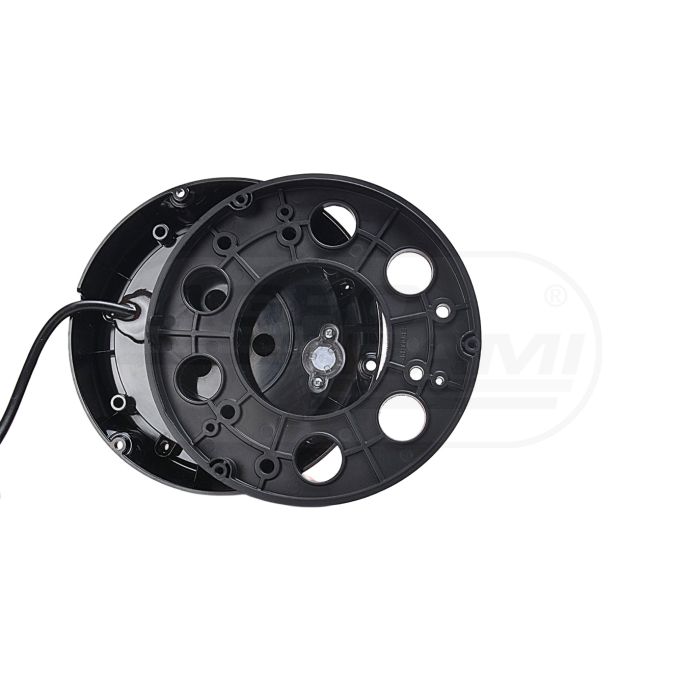 Blue warning beacon 12–24 V, 1 mode, 3 m cable WAŚ W126 867.4 WAŚ