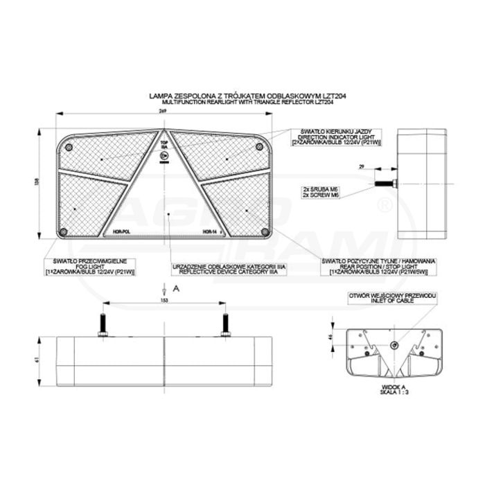 Kryt lampy LZT 204 HORPOL