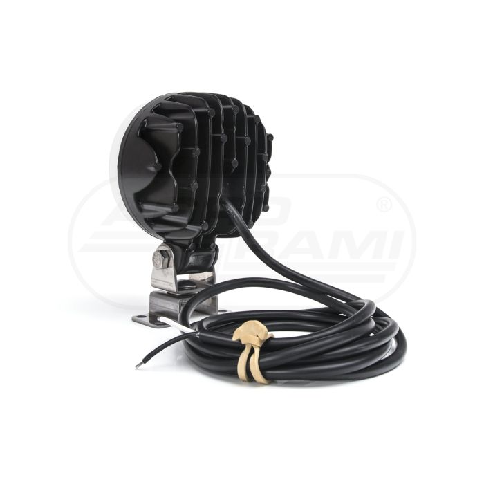 Pracovné LED svetlo (rozptýlené svetlo), 12V–70V, s káblom 250 cm a konektorom Deutsch WAŚ