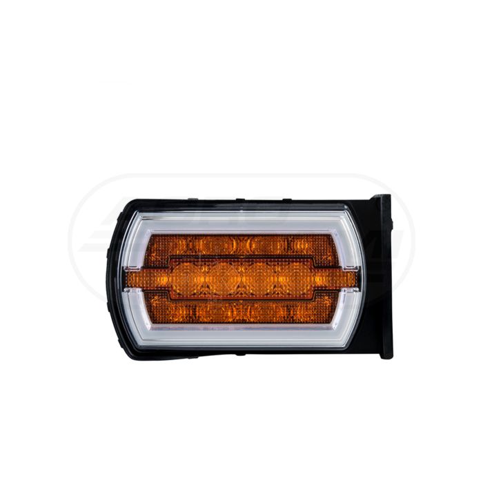 Predné kombinované svetlo CLEOfront s bočným smerovým svetlom, verzia s bočným uchytením HORPOL