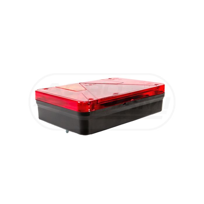 Skladané zadné svetlo s odrazovým trojuholníkom HOR 45, jednotlivý smerový ukazovateľ, ľavý HORPOL