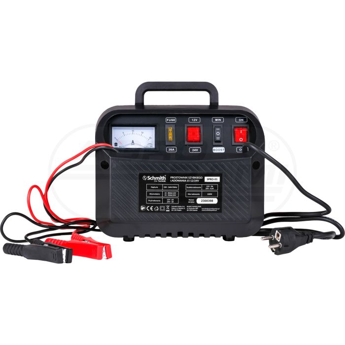 Fast charging rectifier 15 12/24V