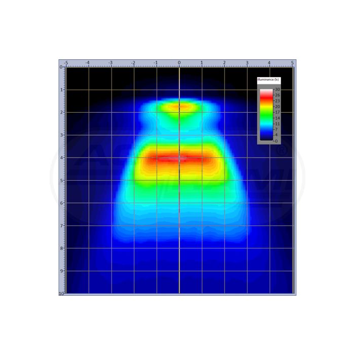 HOR142 LED pracovná lampa 12/24V-10W kábel 2x0,5mm-1,5mb rozptýlené svetlo 1200lm