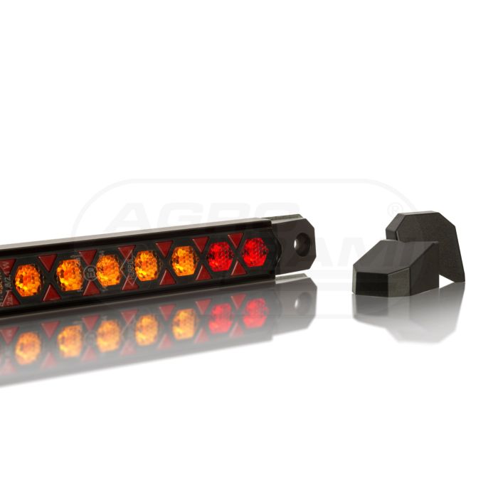 Zadné svetlo LIZARD HOR 145AD poloha NEON brzdenie dynamický smer LED 12/24V kábel 4x0,5mm-1mb