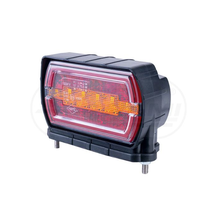 Zadné svetlo CLEO HOR115N zadné obrysové svetlo NEON LED12/24V verzia so spodnou montážou, kábel 4x0,5mm-1mb