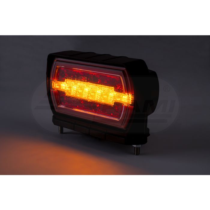 Zadné svetlo CLEO HOR115N zadné obrysové svetlo NEON LED12/24V verzia so spodnou montážou, kábel 4x0,5mm-1mb