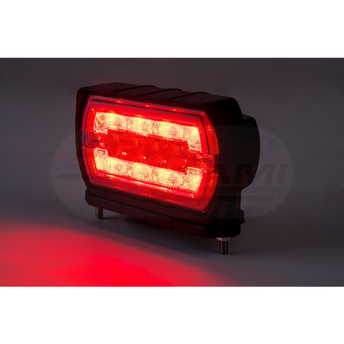Zadné svetlo CLEO HOR115N zadné obrysové svetlo NEON LED12/24V verzia so spodnou montážou, kábel 4x0,5mm-1mb