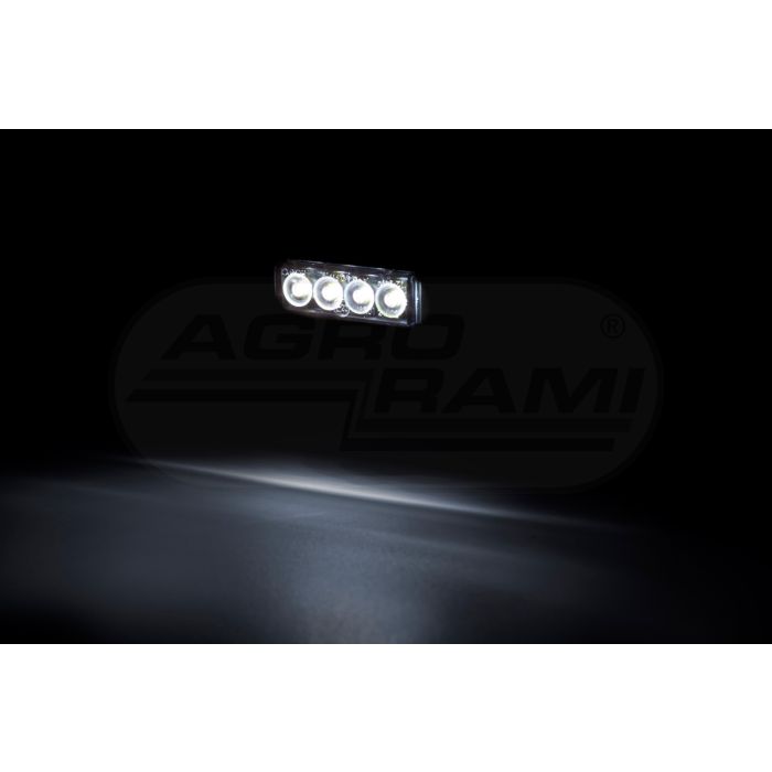 Krátka Slim obrysová lampa HOR88G-GRAPHITE predné obrysové svetlo LED12/24V kábel 2x0,75-0,5mb