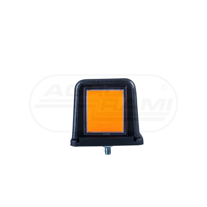 Oranžová dekoračná lampa HOR44A rohová strešná verzia NEON LED12/24V kábel 2x0,75mm-0,3mb