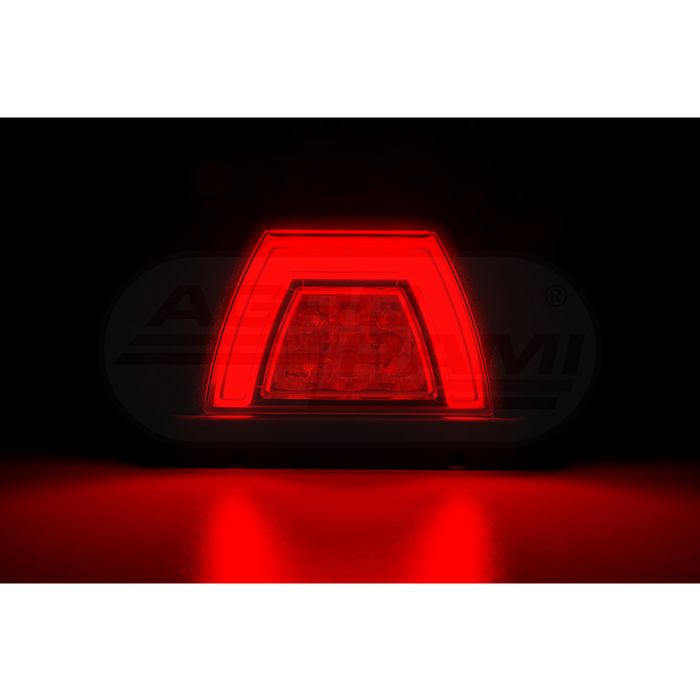 HOR44A zadné obrysové svetlo, strešná rohová verzia, NEON LED12/24V, kábel 2x0,75mm-0,3mb