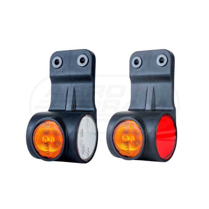 Trojité obrysové svietidlo HOR77 neónové ľavé visiace LED 12/24V kábel 2x0,75mm-0,6mb