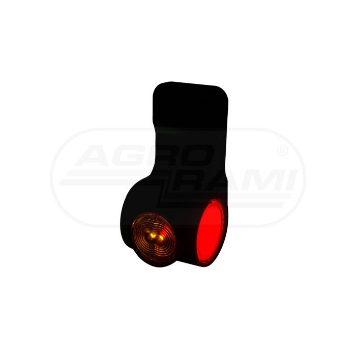 Trojité obrysové svietidlo HOR77 neónové ľavé visiace LED 12/24V kábel 2x0,75mm-0,6mb