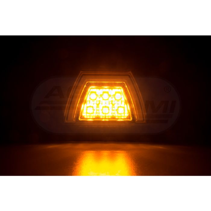 HOR138 predné kombinované strešné svietidlo NEON LED 12/24V kábel 3x0,5mm-0,5mb